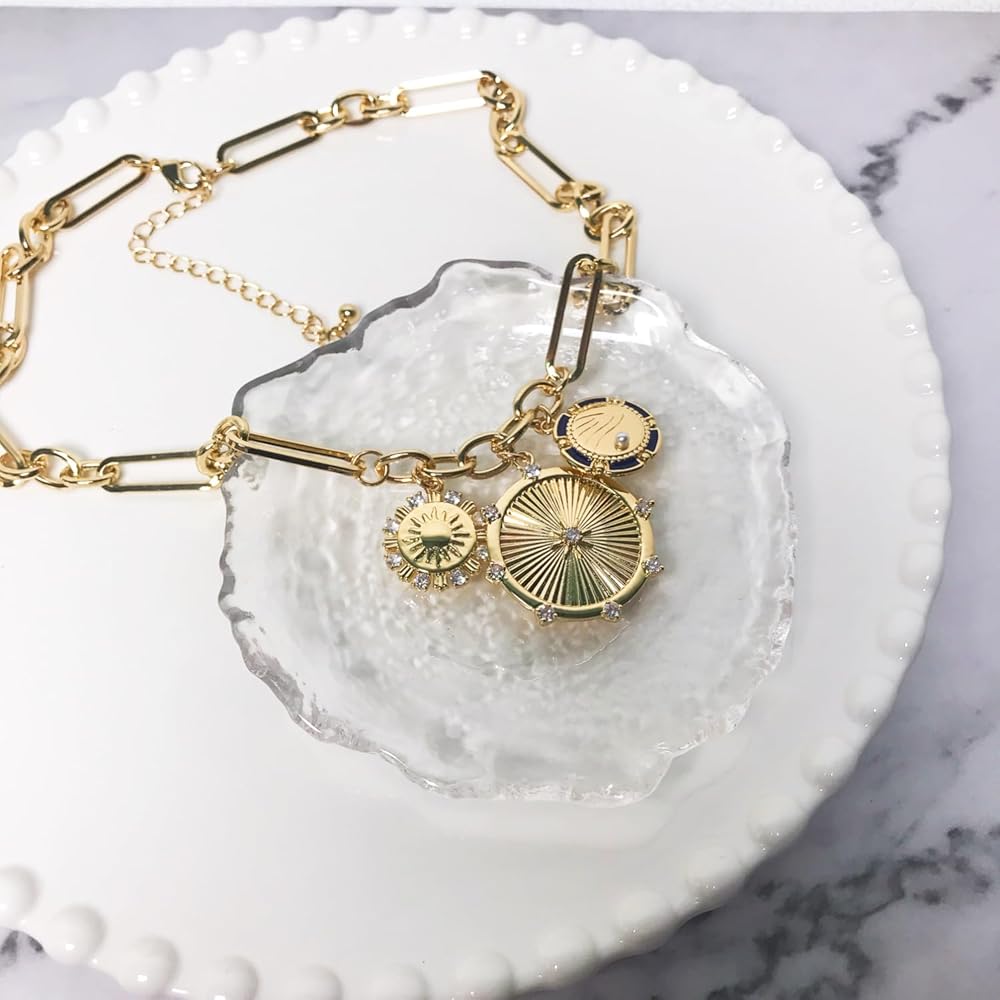 Amazon.com: ANIZOXY Sun Mountain River Landscape Necklace